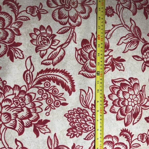 Decorator Fabric Material - 8 yards x 44" wide Large Floral Cotton #BT - Picture 2 of 4